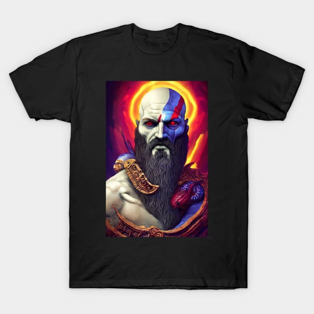 KRATOS Renaissance portrait GOW T-Shirt by EBAN